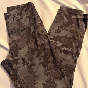 lululemon athletica align HR Camouflage Leggings - Gray and Black